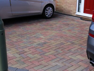 Grey block paving driveway ideas Wisbech