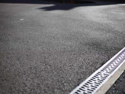 Gravel driveway grid longstanton