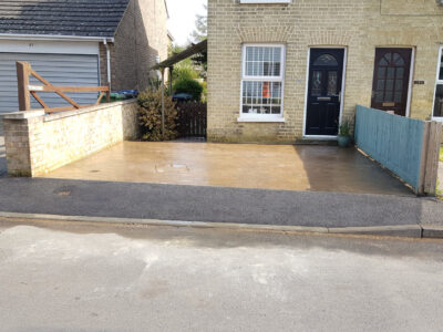 Dropped Kerb and block pave drive Cambridgeshire