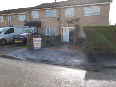 Dropped Kerb and block pave drive Cambourne