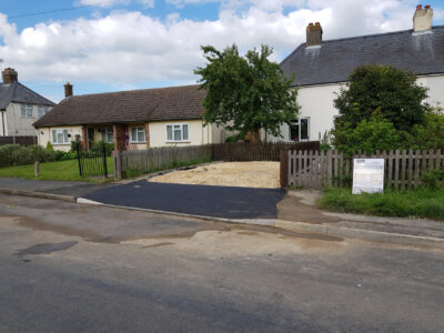 Installing kerbs and council boundaries Soham