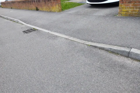 Drop kerb in  Ely